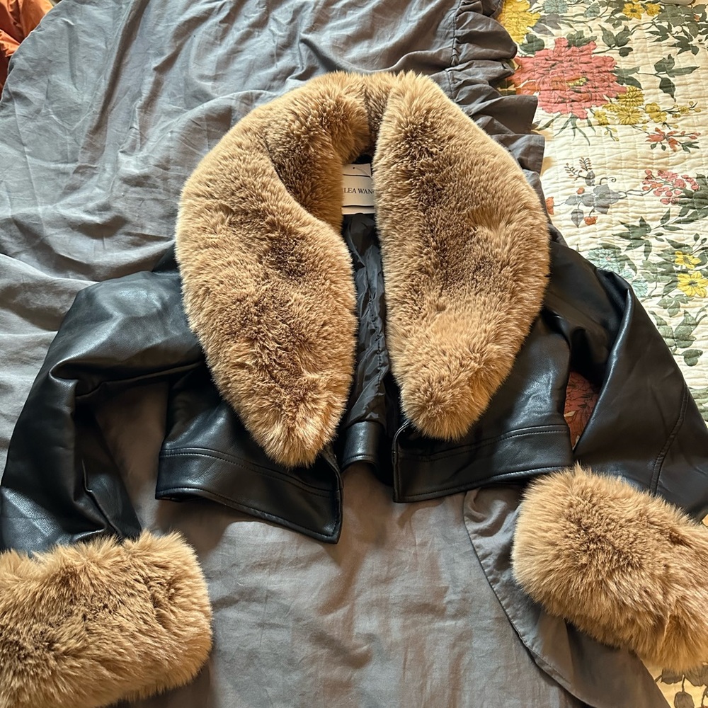 Fur lined jacket